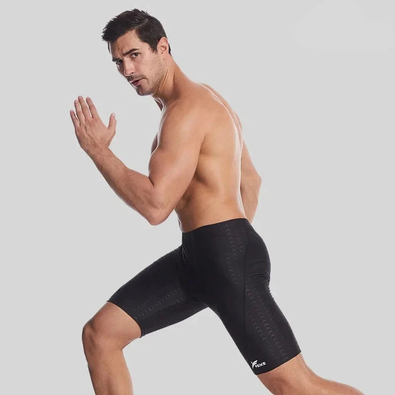 Shorts de baño texturizados