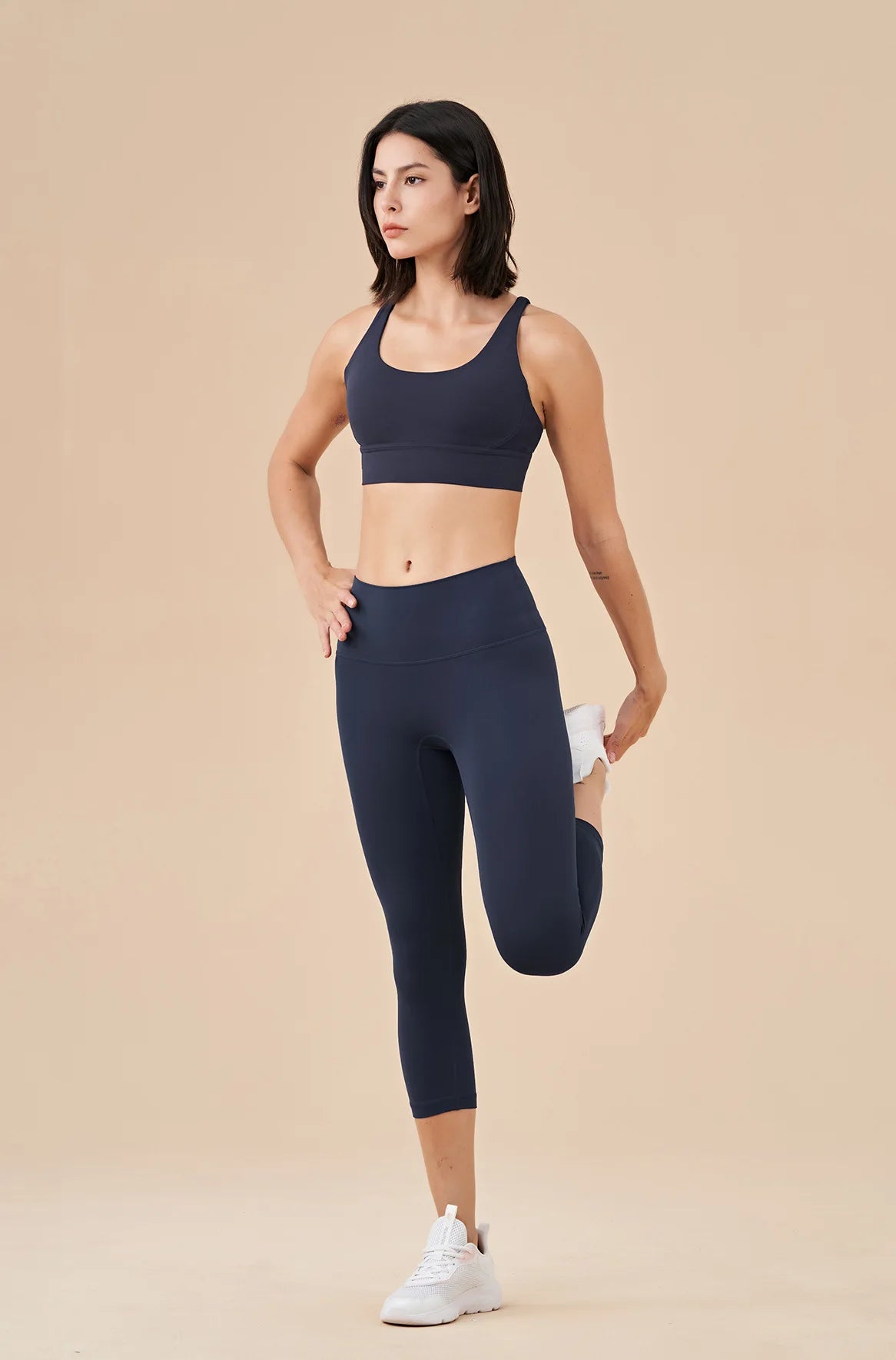 Legging Fitness Feminina com Bolsos – Cintura Alta, Elástica, para Treino e Yoga