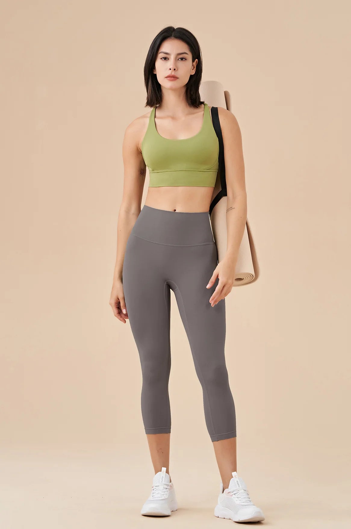 Legging Fitness Feminina com Bolsos – Cintura Alta, Elástica, para Treino e Yoga