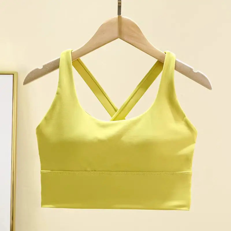 Top Esportivo com Bojo Fixo – Alta Sustentação, Antichoque, Ideal para Corrida, Yoga e Academia