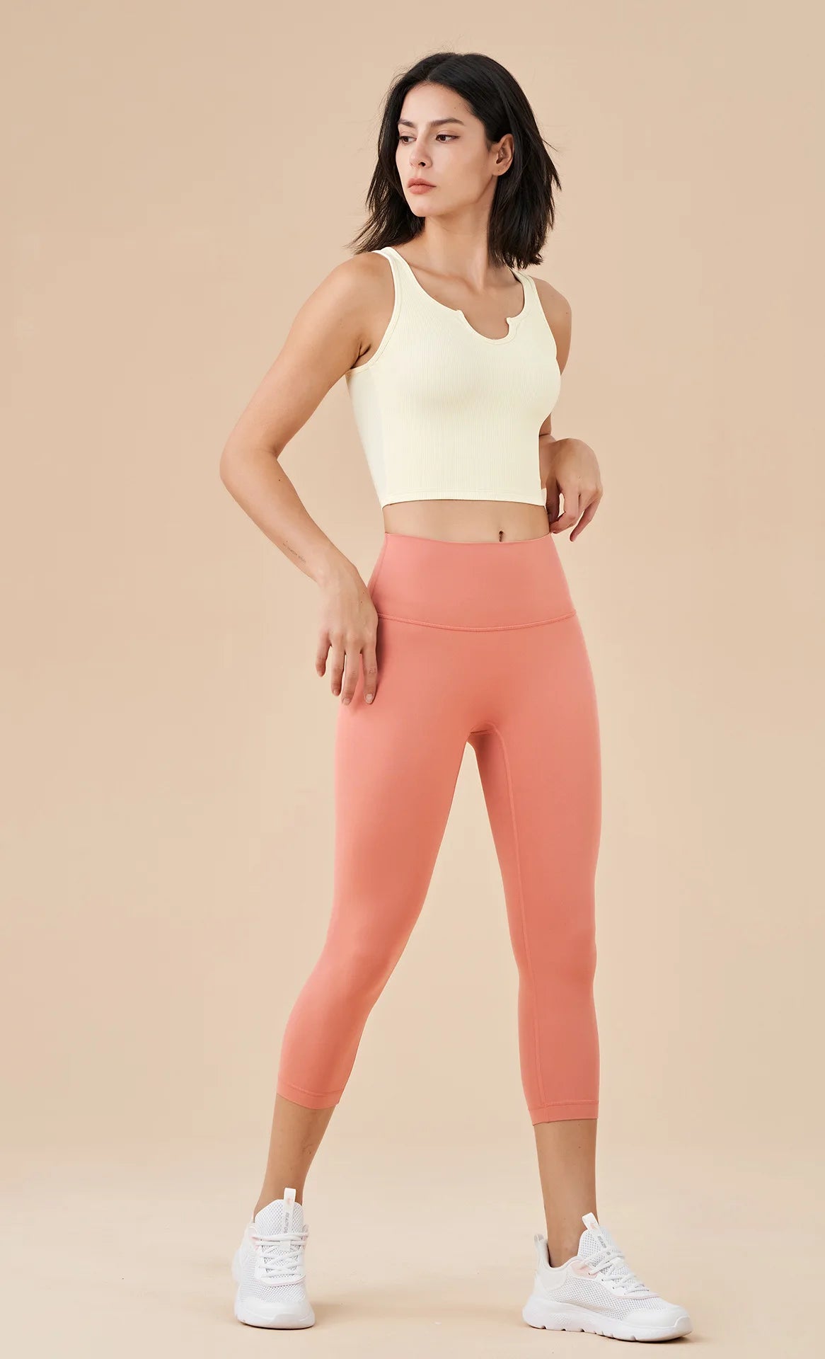 Legging Fitness Feminina com Bolsos – Cintura Alta, Elástica, para Treino e Yoga
