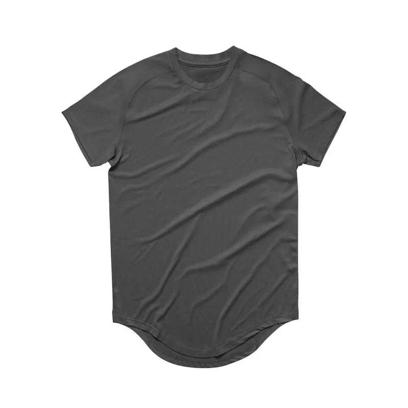 Camiseta Slim Masculina para Academia – Tela Respirável, Secagem Rápida, Ideal para Musculação e Fitness