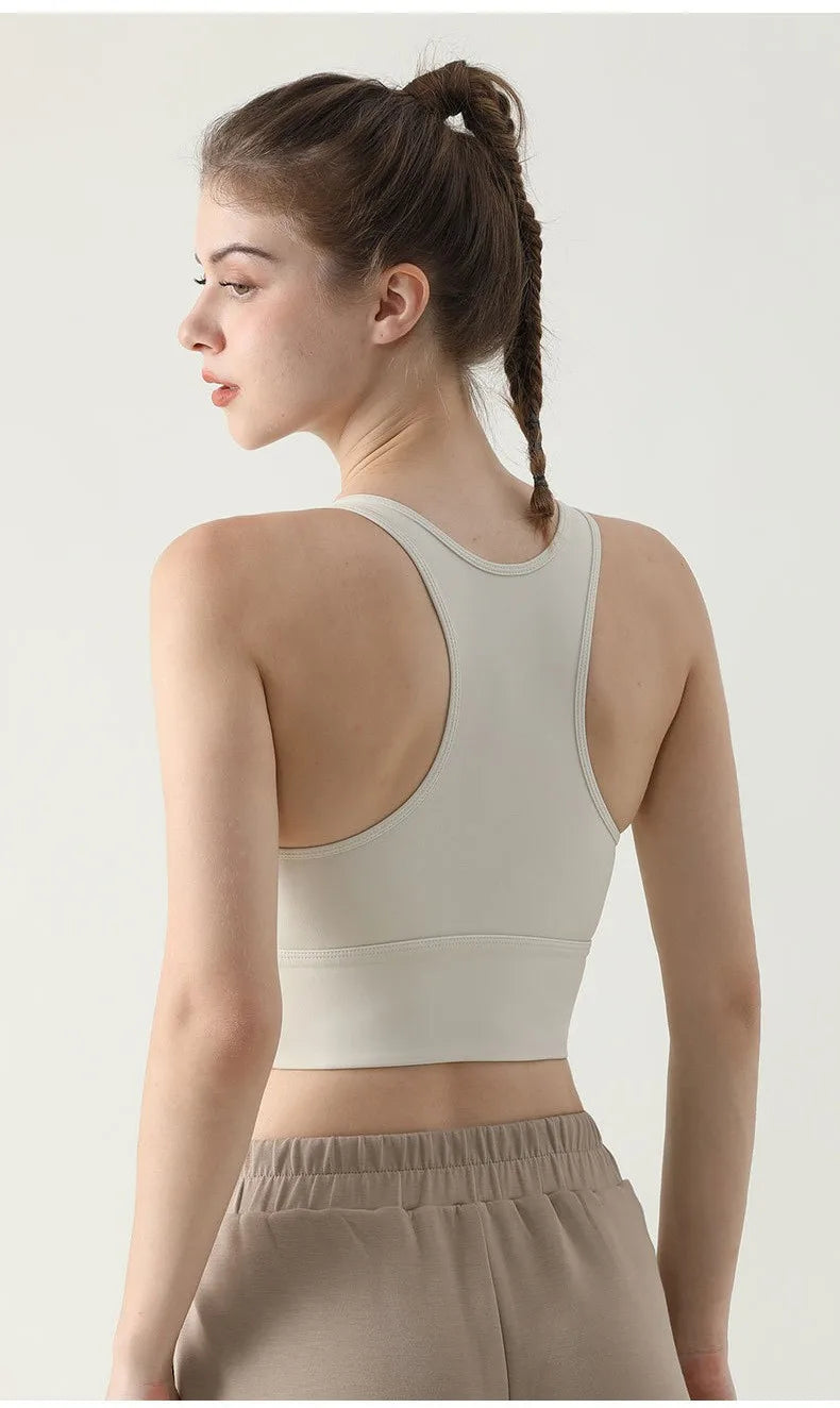 Top Fitness Esportivo Feminino - Top Respirável para Academia e Corrida