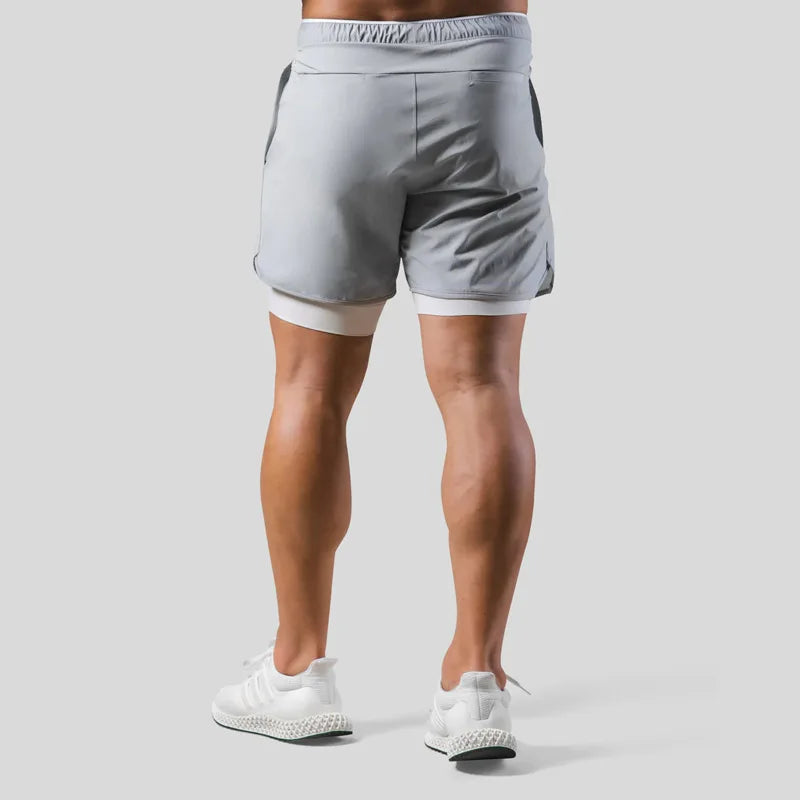 Pantalones cortos de hombre con bolsillos dobles