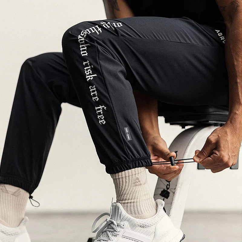 Pantalones de Secado Rápido con Bordado