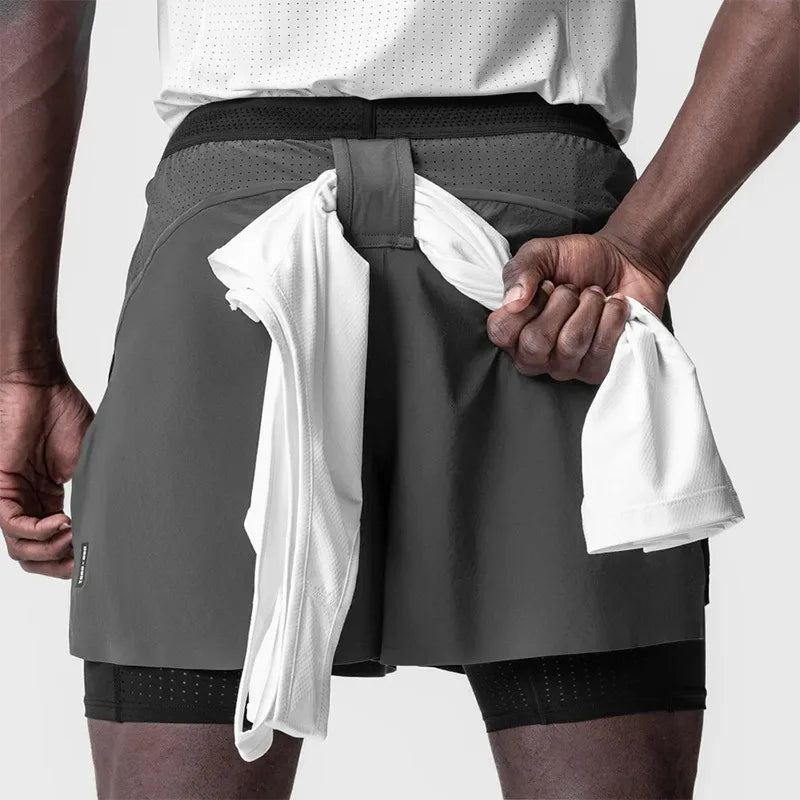 Short Masculino de Corrida com Abertura Lateral