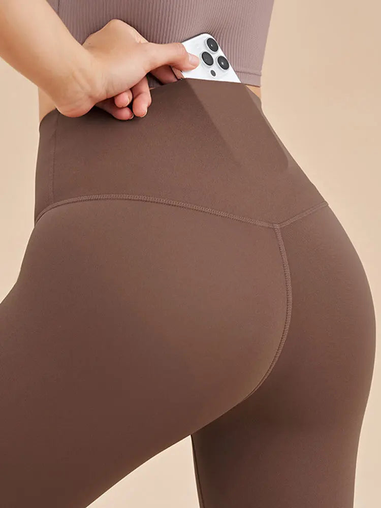 Legging Fitness Feminina com Bolsos – Cintura Alta, Elástica, para Treino e Yoga