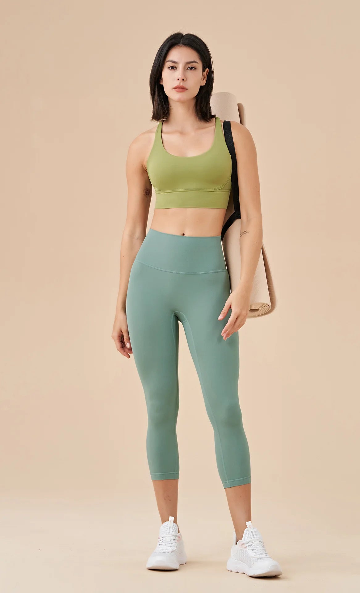 Legging Fitness Feminina com Bolsos – Cintura Alta, Elástica, para Treino e Yoga